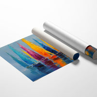 Vibrant Fleet Dances On Blue