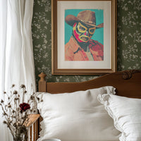 The Masked Cowboy Stands Tall
