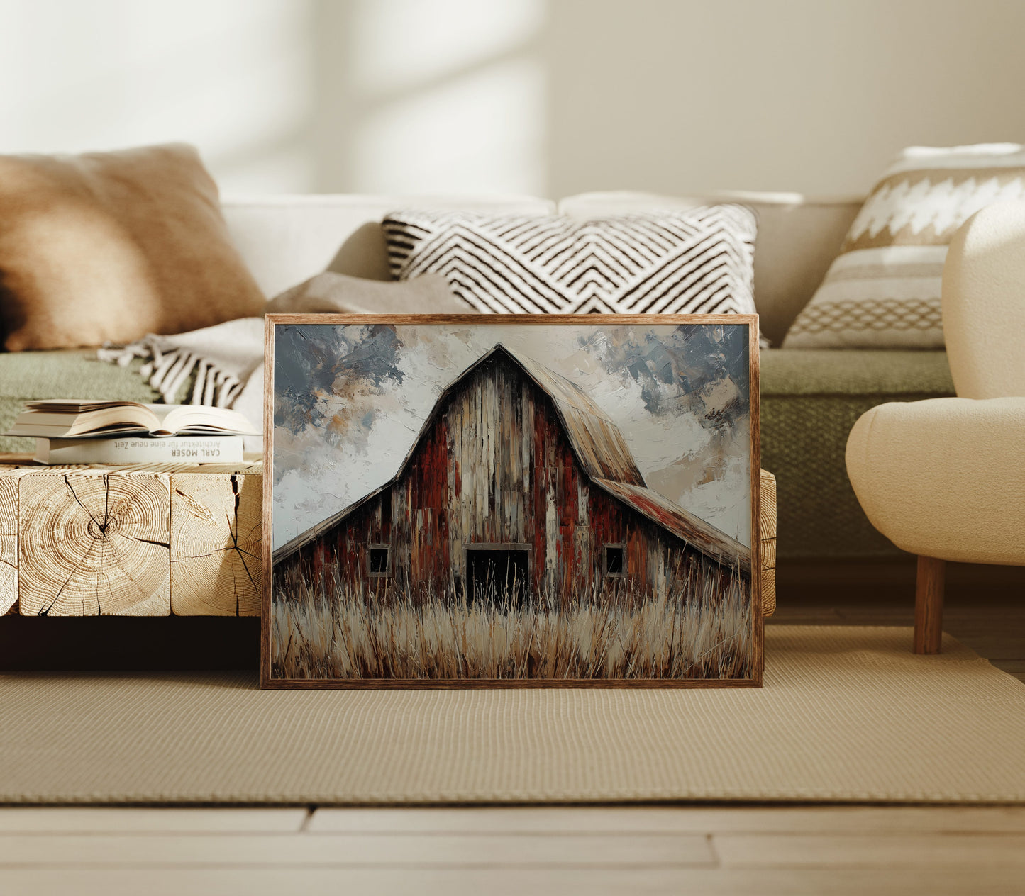 Prairie Storms Paint Weathered Wisdom