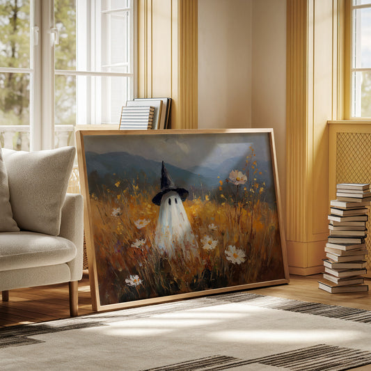 A Ghost Among Golden Blooms