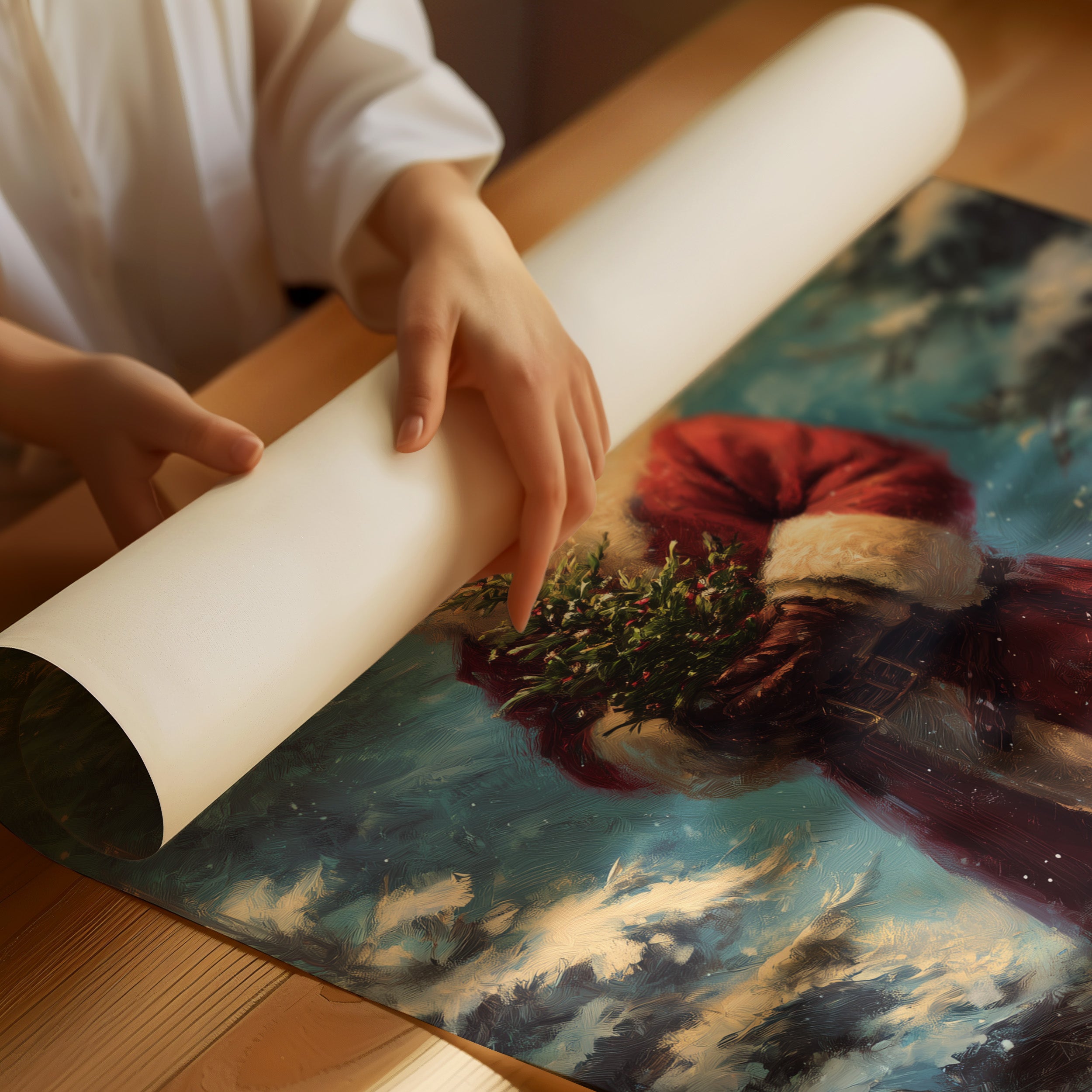 Santa Brings Evergreen Hope