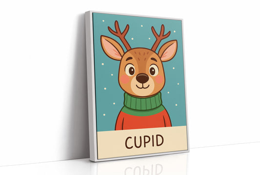 Cozy Fawn In Winter Sweater