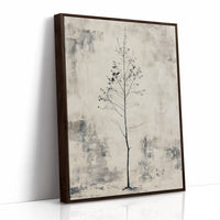 Solitary Sapling: A Minimalist Study in Stillness