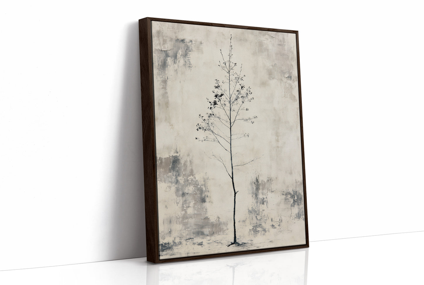 Solitary Sapling: A Minimalist Study in Stillness