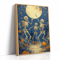 Skeletons Dance Beneath the Harvest Moon
