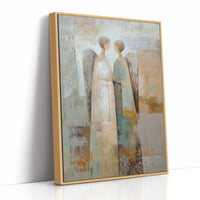 Two Angels Standing Close