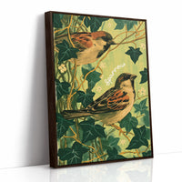 Sparrows in the Ivy Vines