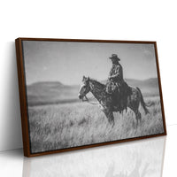 Prairie Dawn Rides Speckled Grace