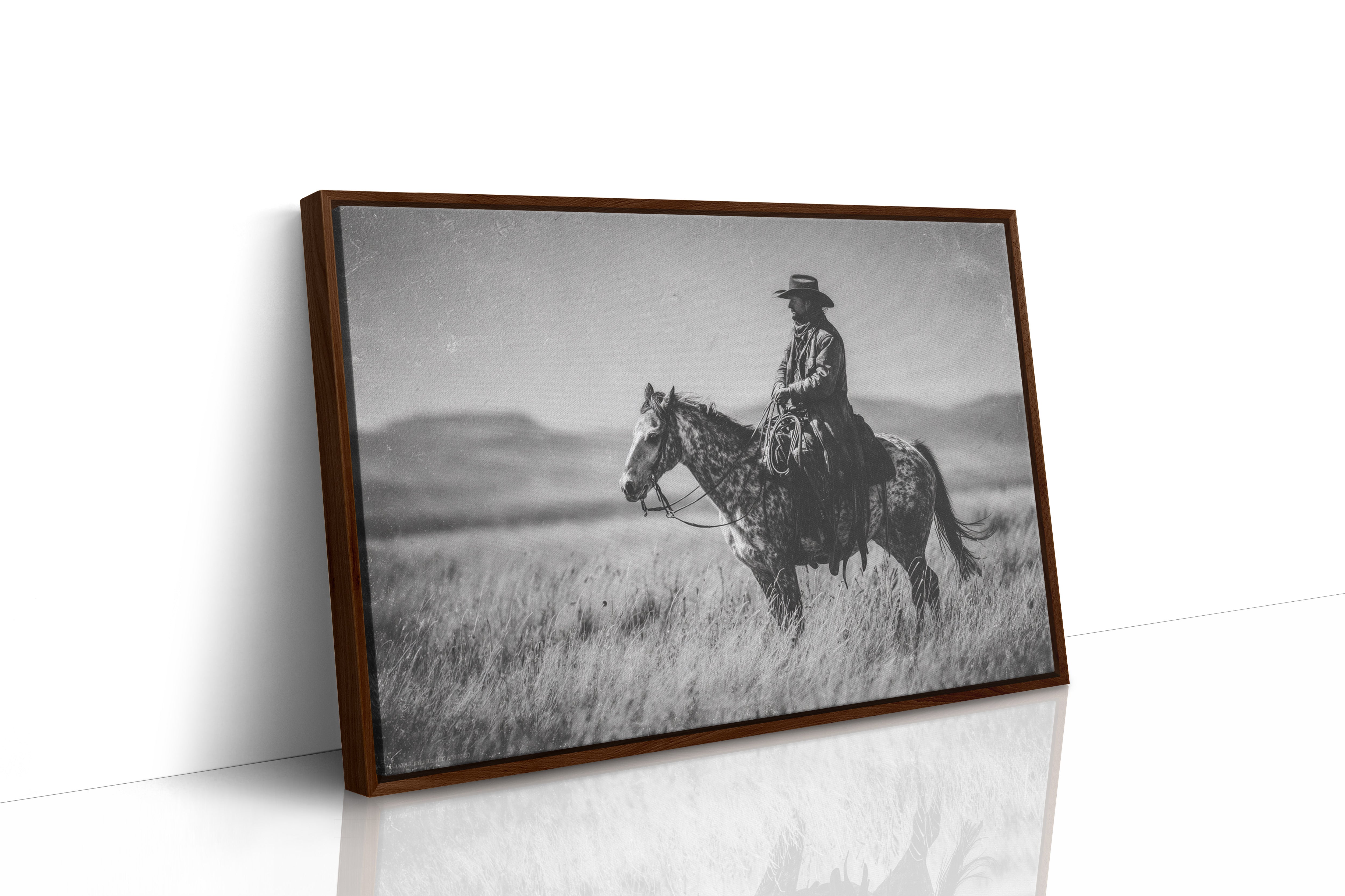 Prairie Dawn Rides Speckled Grace