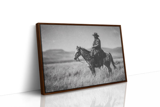Prairie Dawn Rides Speckled Grace
