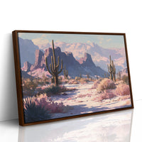 Pink Dawn Greets Saguaro Sentinels