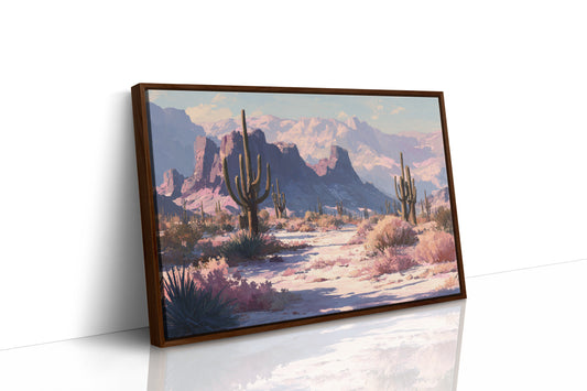 Pink Dawn Greets Saguaro Sentinels