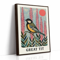 Great Tit and Fireweed Sun