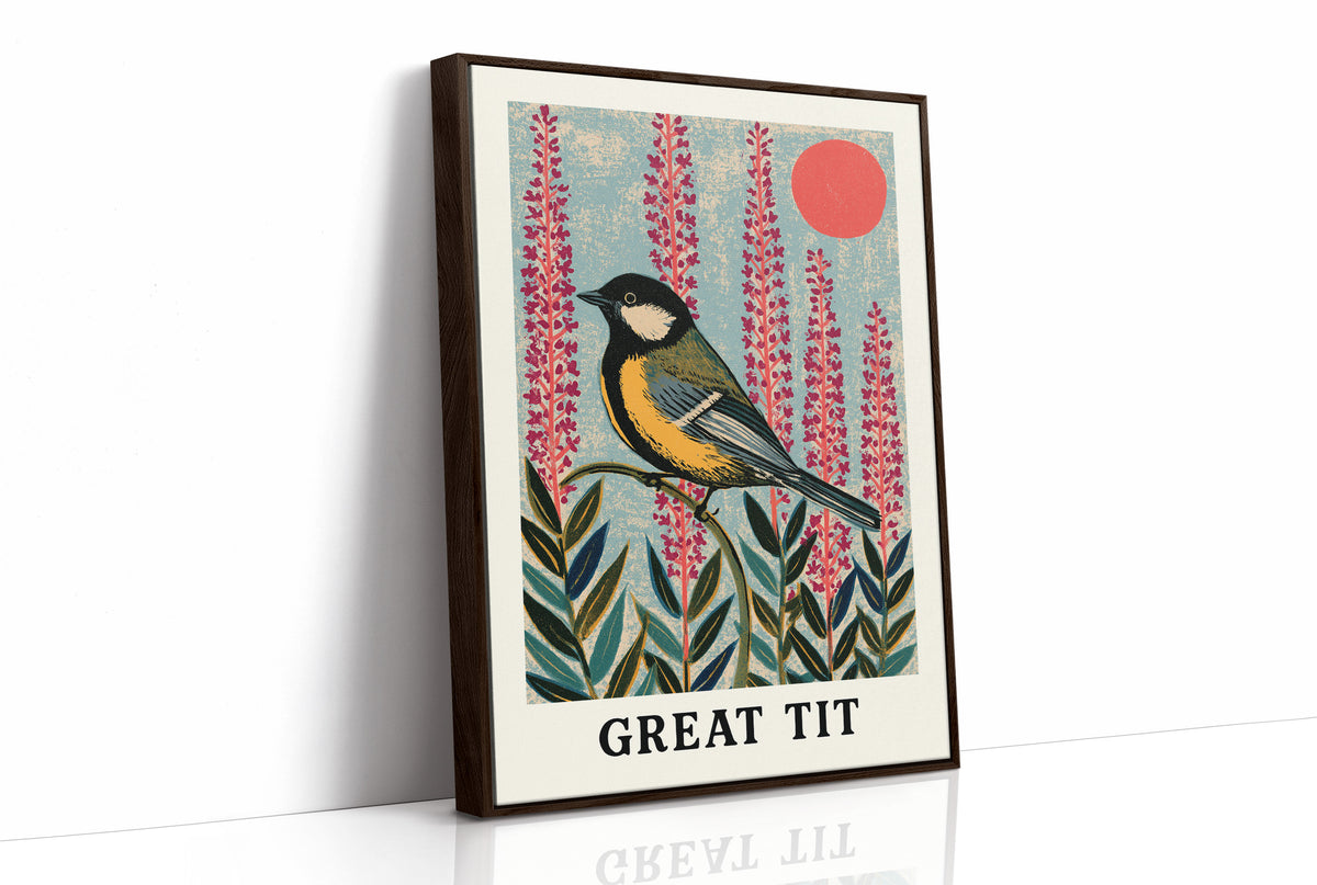 Great Tit and Fireweed Sun