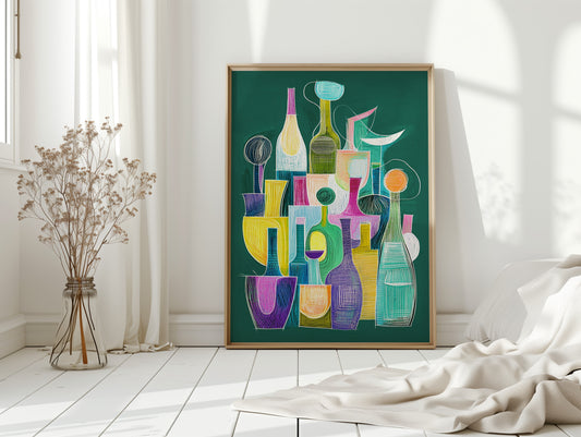 Colorful Bottles Share Secret Stories