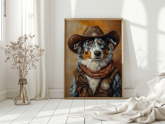 Australian Shepard Sheriff of the Painted Plains