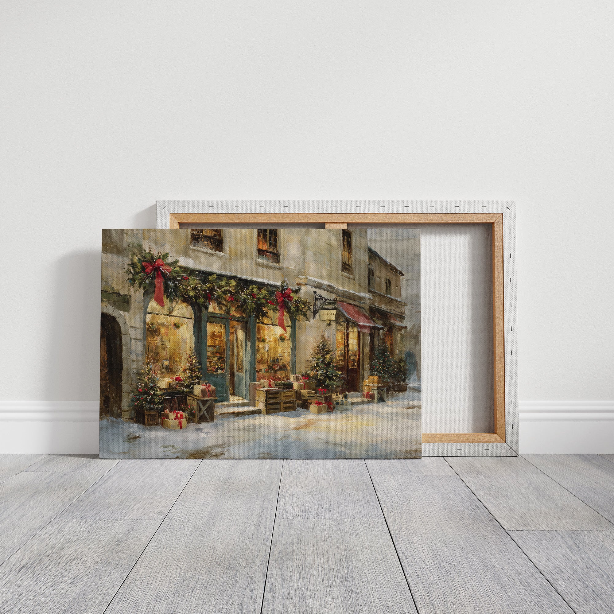 Festive Shops Await December Snow