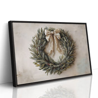 Evergreen Elegance Adorned With Silk