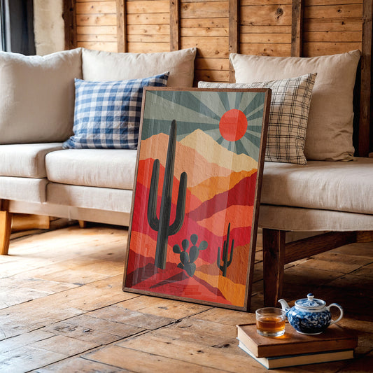 Red Mountains Sing Desert Sunlight