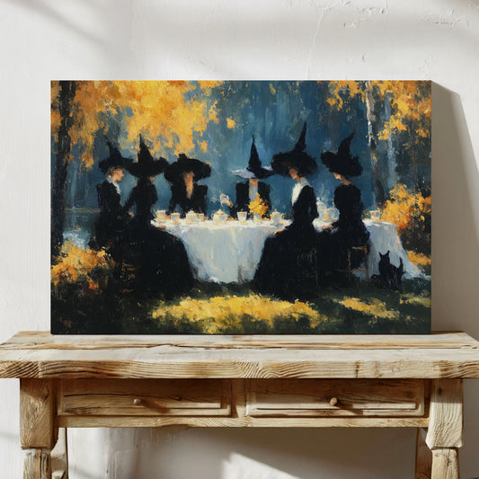 The Gathering Beneath Golden Canopies