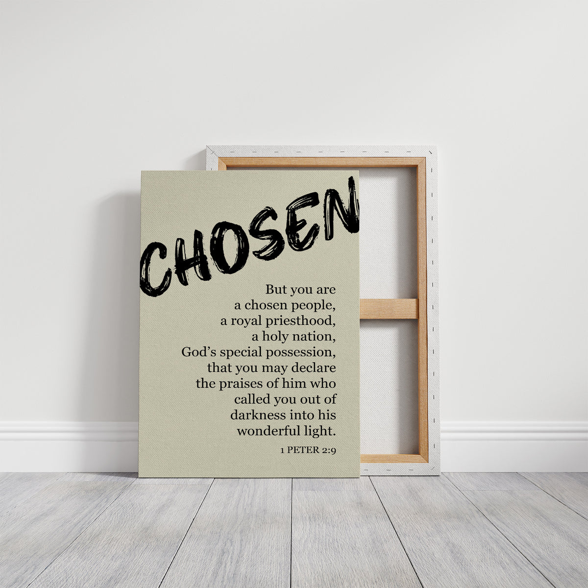 Chosen: Brushstroke Scripture Art