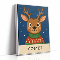 Reindeer Tales Under Frosted Lights