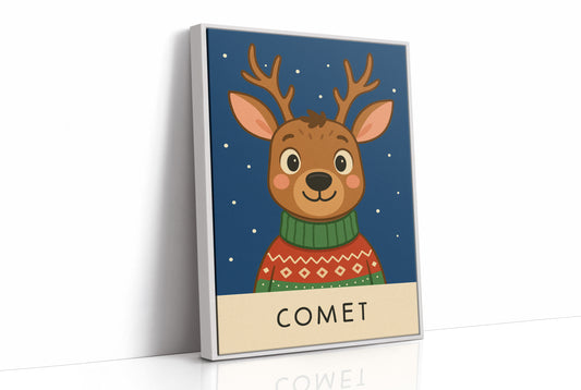 Reindeer Tales Under Frosted Lights