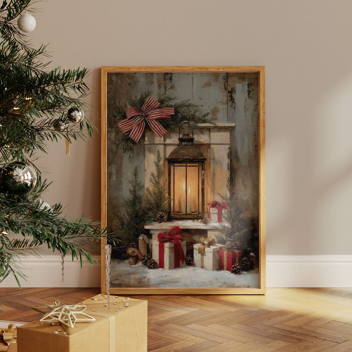 Lantern Light Beckons Winter Home