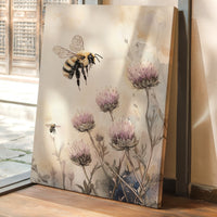 Pollinators Dance Among Petals