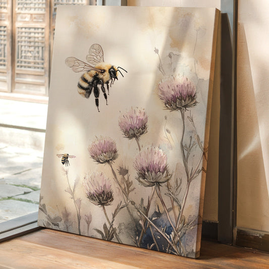 Pollinators Dance Among Petals