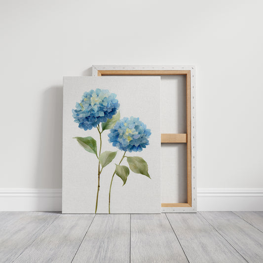 Summer Rain Fills Blue Petals