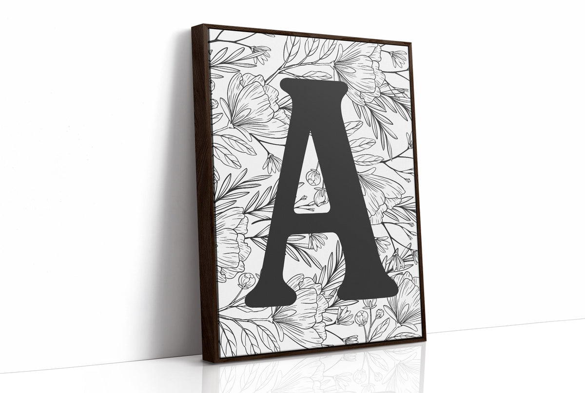 Botanical Letter A Monogram