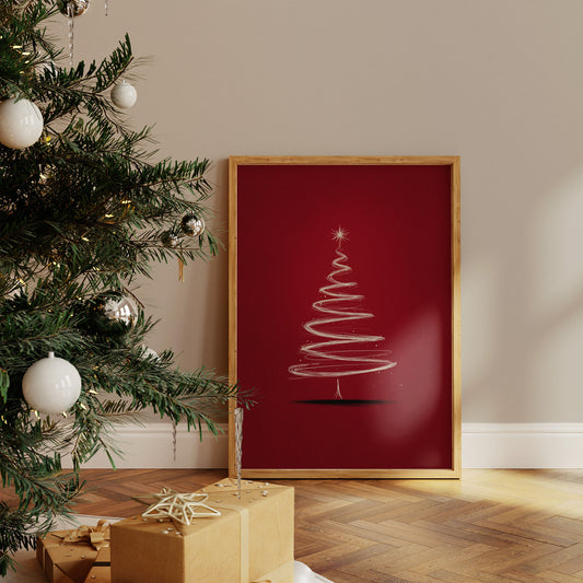 Dancing Lines Paint Christmas Magic
