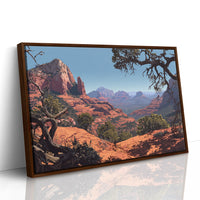 Twisted Juniper Frames Desert Peaks