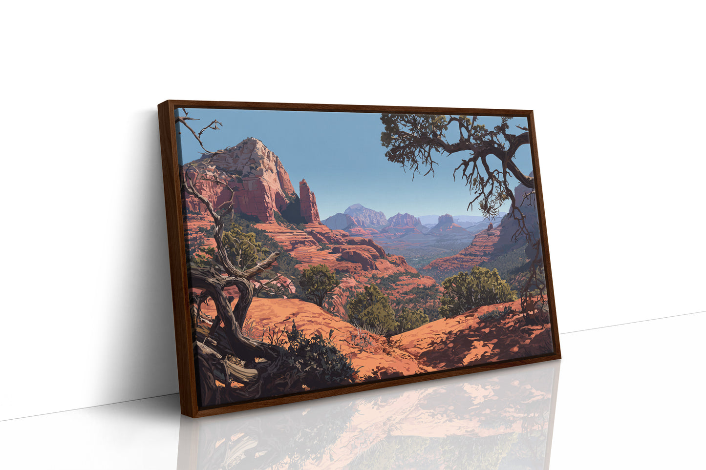 Twisted Juniper Frames Desert Peaks