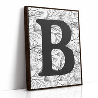 Botanical Letter B Monogram