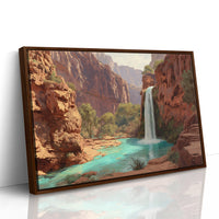 Turquoise Waters Meet Desert Walls