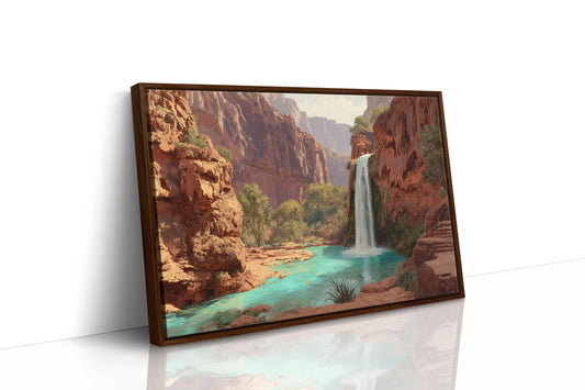 Turquoise Waters Meet Desert Walls