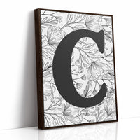Botanical Letter C Monogram