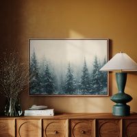 Winter Pines Hold Morning Secrets
