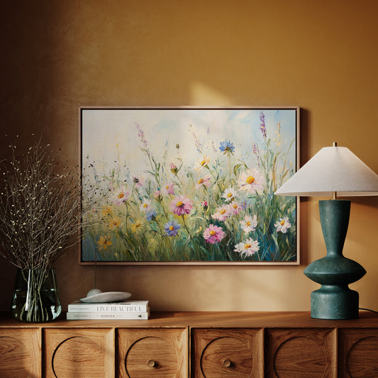 Summer Daisies Dance In Light