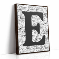 Botanical Letter E Monogram