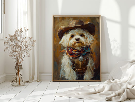 Havanese Western Outlaw