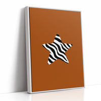 Zebra Star on a Rust Evening