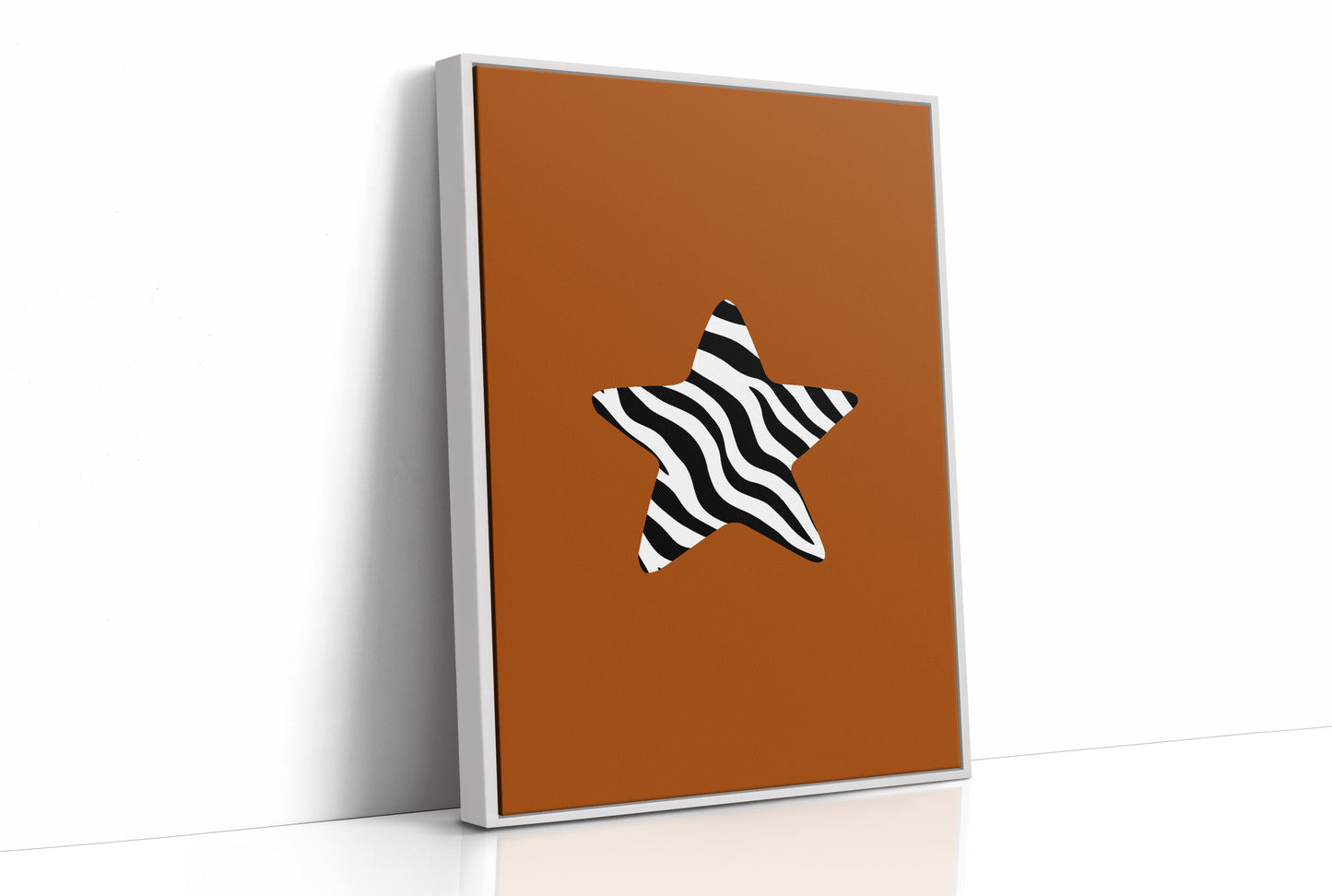 Zebra Star on a Rust Evening