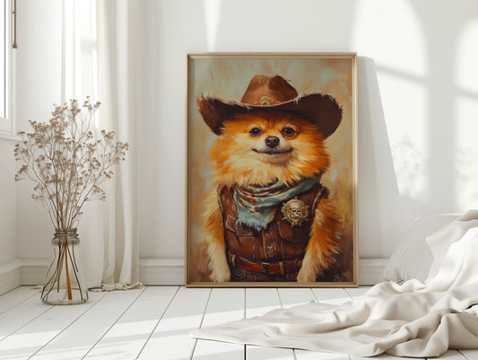 Pomeranian Wild West Deputy