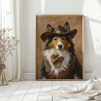 Rough Collie Sheriff of the High Plains