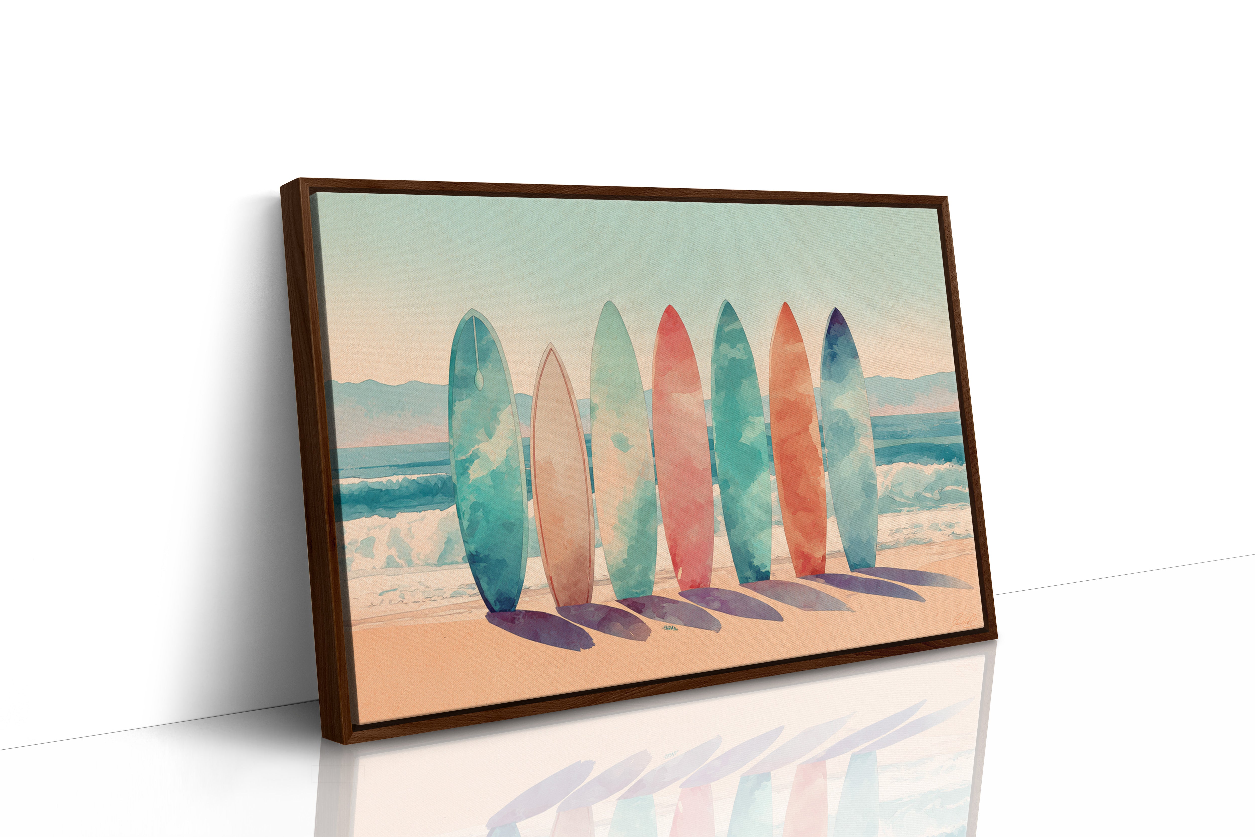 Surfboards Paint Their Summer Stories