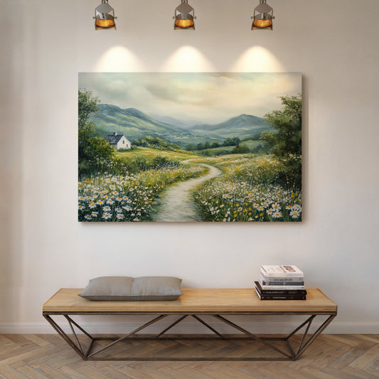 Daisies Guide The Mountain Path Home