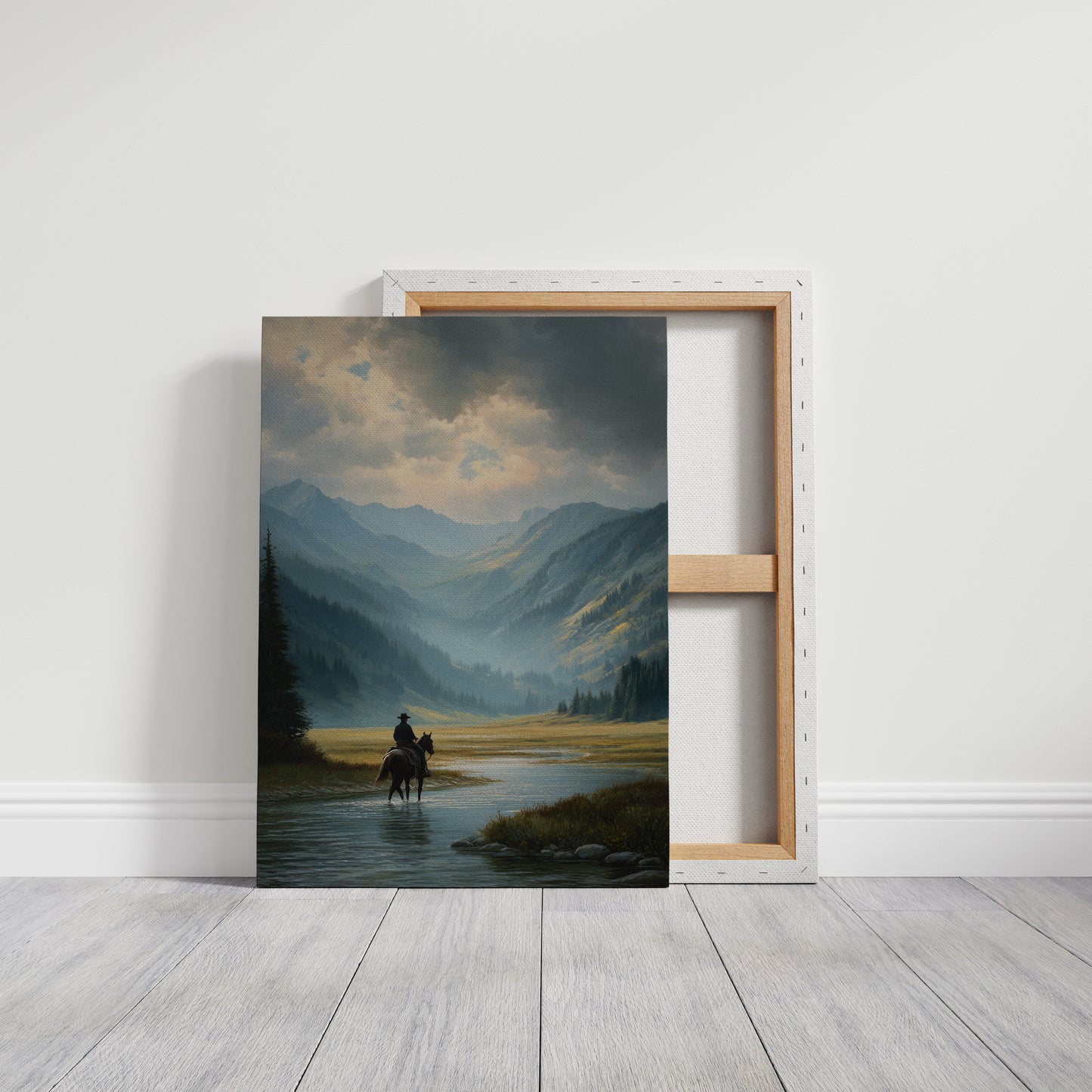 Crossing Waters Under Mountain Light